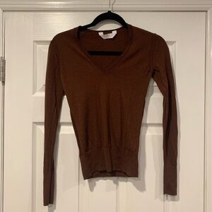 Everlane V-Neck Lightweight Wool Sweater